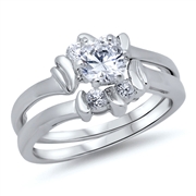 Silver CZ Ring