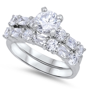 Silver CZ Ring