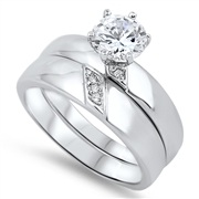 Silver CZ Ring