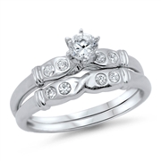 Silver CZ Ring