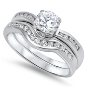 Silver CZ Ring