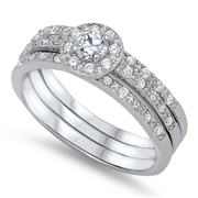 Silver CZ Ring