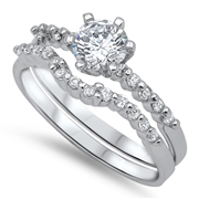 Silver CZ Ring