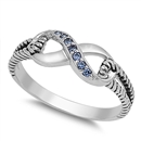 Silver CZ Ring - Infinity