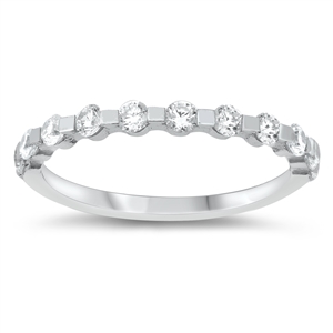 Silver CZ Ring