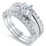 Silver CZ Ring