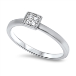 Silver CZ Ring