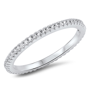 Silver CZ Ring