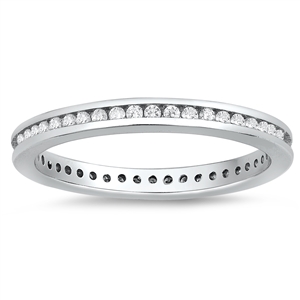 Silver CZ Ring