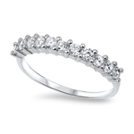 Silver CZ Ring