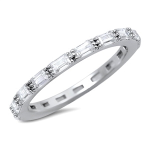 Silver CZ Ring