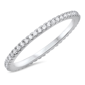 Silver CZ Ring