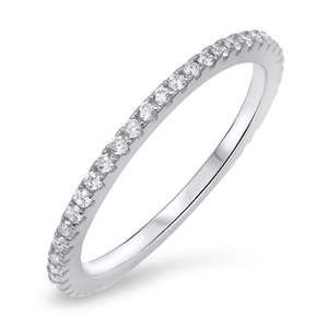 Silver CZ Ring