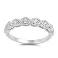 Silver CZ Ring