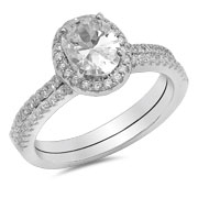 Silver CZ Ring