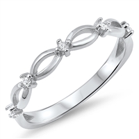 Silver CZ Ring