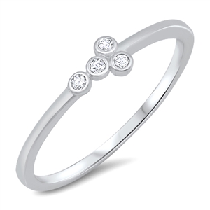 Silver CZ Ring