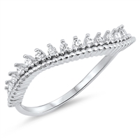 Silver CZ Ring