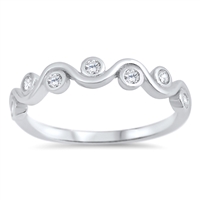 Silver CZ Ring