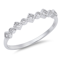 Silver CZ Ring