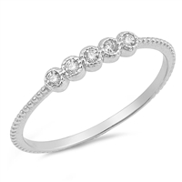 Silver CZ Ring