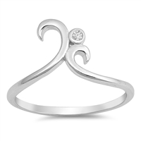 Silver CZ Ring