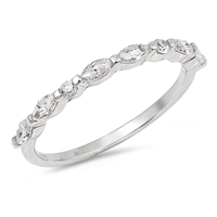 Silver CZ Ring