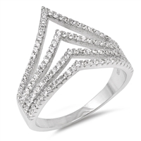 Silver CZ Ring