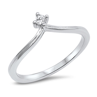 Silver CZ Ring