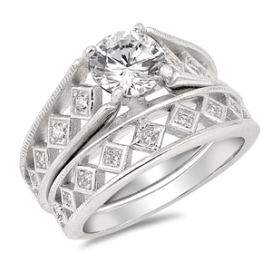 Silver CZ Ring