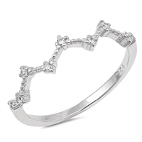 Silver CZ Ring - Constellation