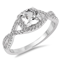 Silver CZ Ring