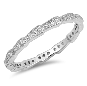 Silver CZ Ring