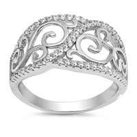 Silver CZ Ring