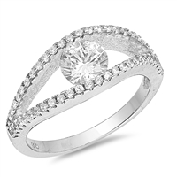 Silver Ring W/ CZ