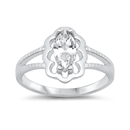 photo of Silver CZ Baby Ring with Clear CZ Stone