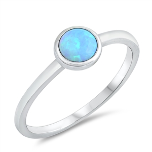 Silver Lab Opal Ring