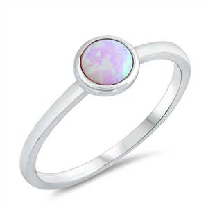 Silver Lab Opal Ring