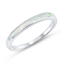 Silver Lab Opal Ring