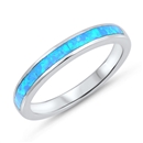 Silver Lab Opal Ring