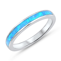 Silver Lab Opal Ring