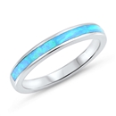 Silver Lab Opal Ring