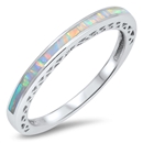 Silver Lab Opal Ring