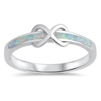 Silver Lab Opal Ring