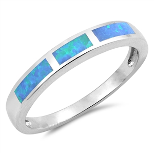 Silver Lab Opal Ring