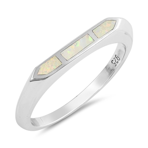 Silver Lab Opal Ring