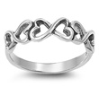 Silver Ring - Infinity Heart