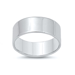 photo of Silver Ring - Cigar Band - 8 mm