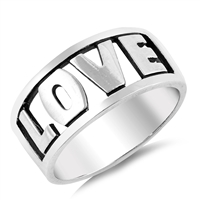 Silver Ring - Love