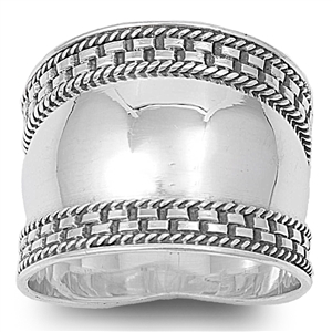 Silver Ring - Bali Design